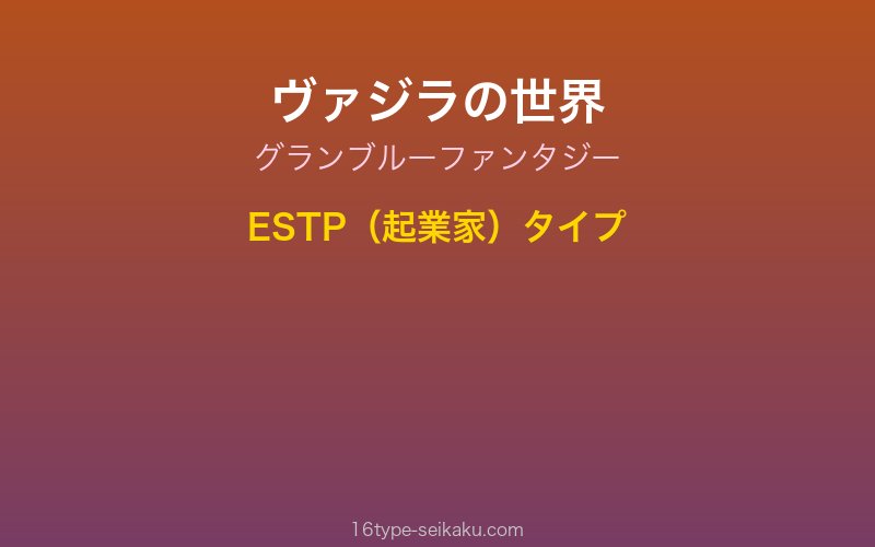 キャラクターイメージ