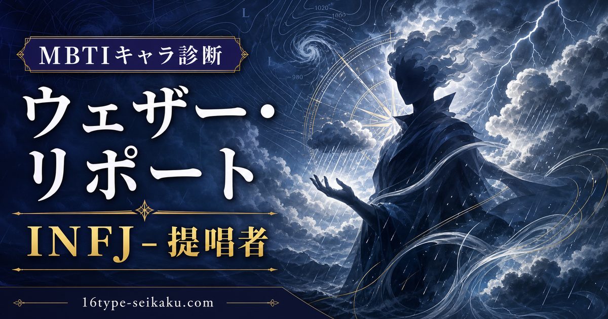 ウェザー・リポートのMBTIキャラ診断アイキャッチ画像