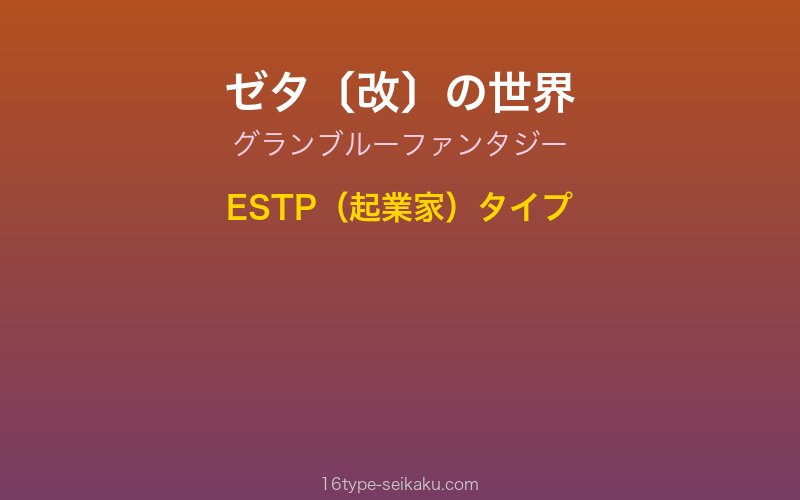 キャラクターイメージ