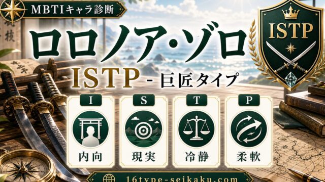 ロロノア・ゾロのMBTIキャラ診断アイキャッチ画像
