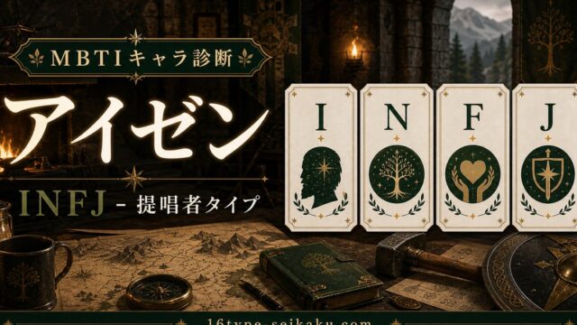 アイゼンのMBTIキャラ診断アイキャッチ画像