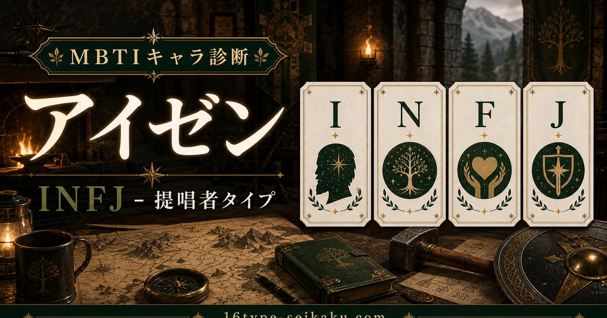 アイゼンのMBTIキャラ診断アイキャッチ画像