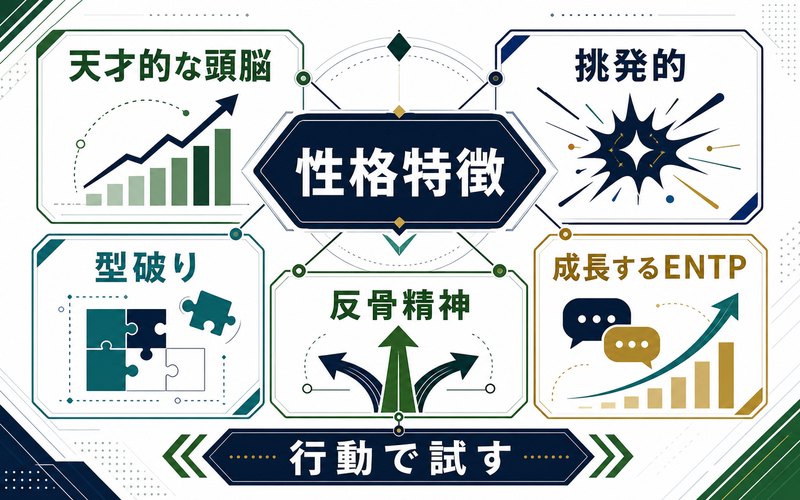 赤羽業の性格特徴を整理した要約画像