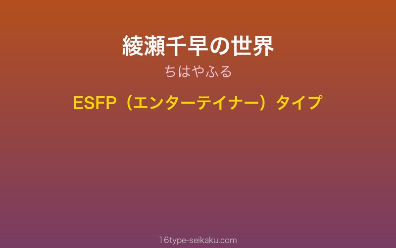 キャラクターイメージ