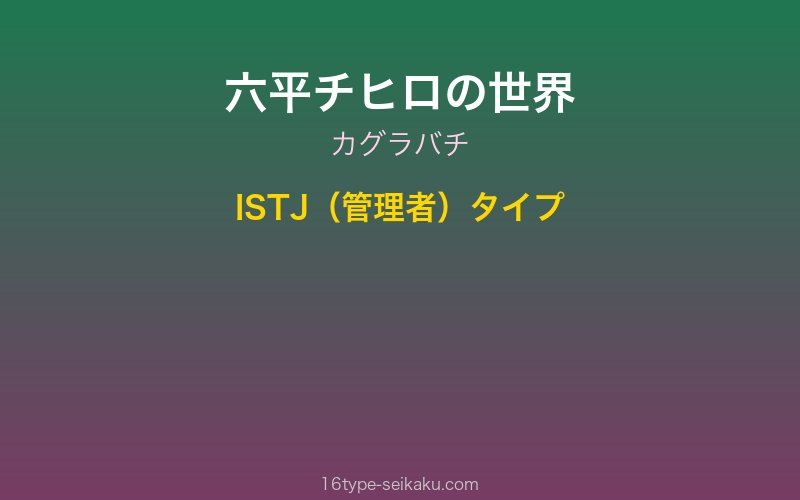 キャラクターイメージ