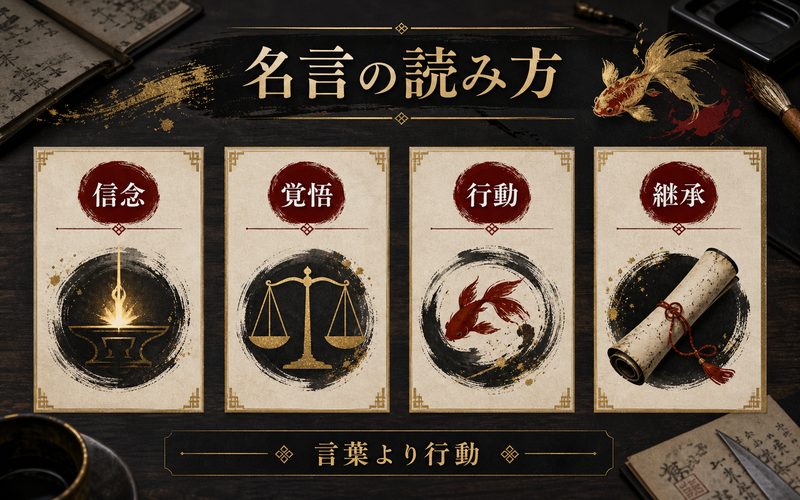 六平チヒロの名言と名場面の読み方をまとめたインフォグラフィック