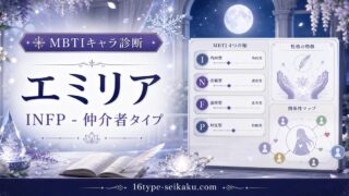 エミリアのMBTIキャラ診断アイキャッチ画像