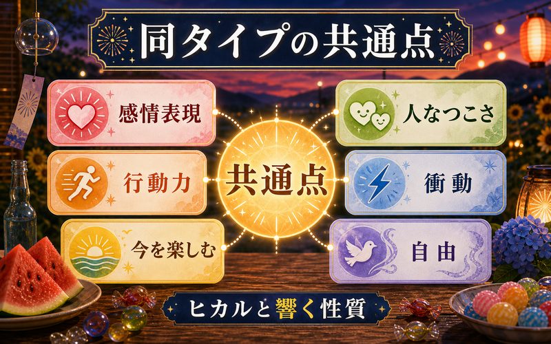 ESFPタイプのキャラクター共通点 Image2要約画像