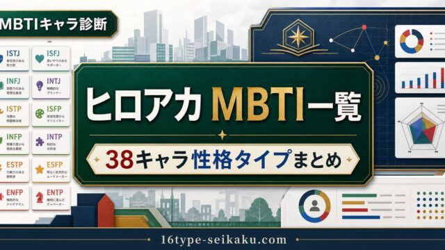 ヒロアカ MBTI一覧 38キャラ性格タイプまとめ アイキャッチ