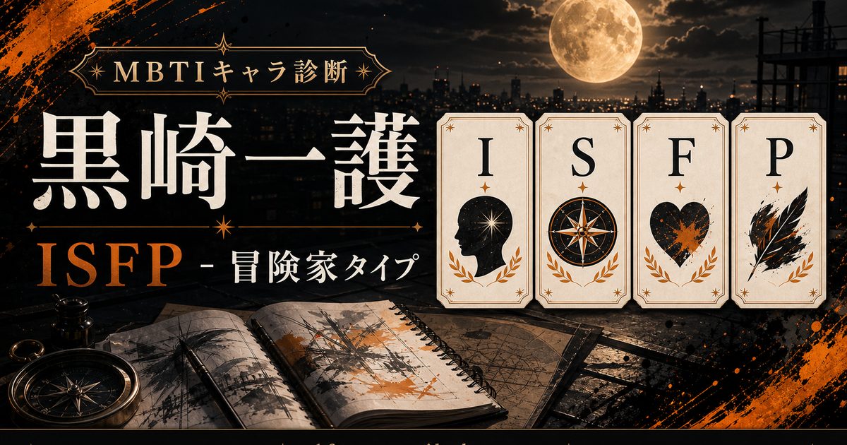 黒崎一護のMBTIキャラ診断アイキャッチ画像
