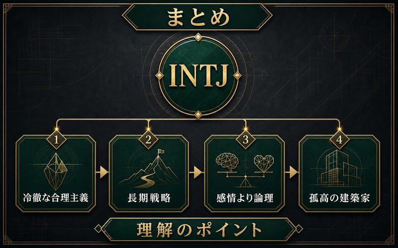 イルミ・ゾルディックをINTJとして読むポイントをまとめた画像