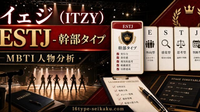 イェジ（ITZY）のMBTI人物分析アイキャッチ画像