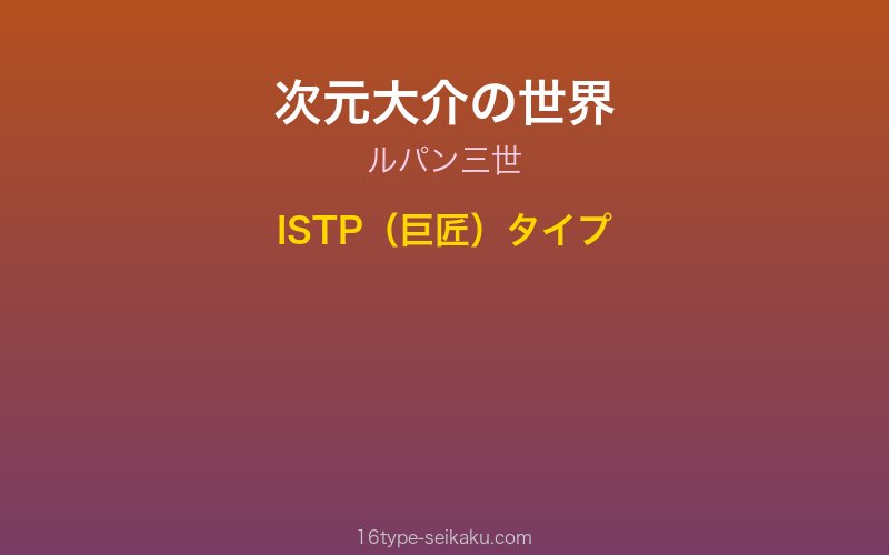 キャラクターイメージ