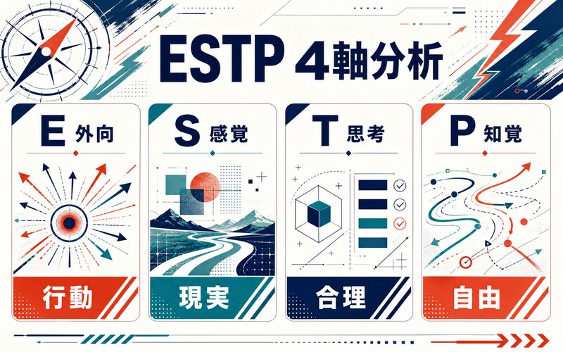神楽がESTP(起業家)タイプである理由の要点をまとめたMBTIキャラ診断Image2インフォグラフィック