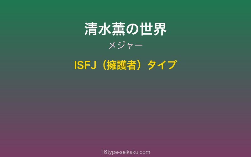 キャラクターイメージ