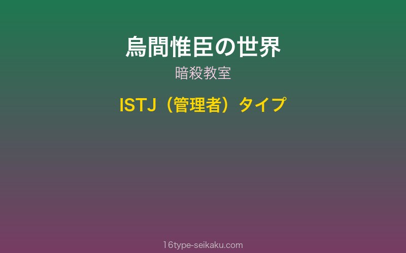 キャラクターイメージ