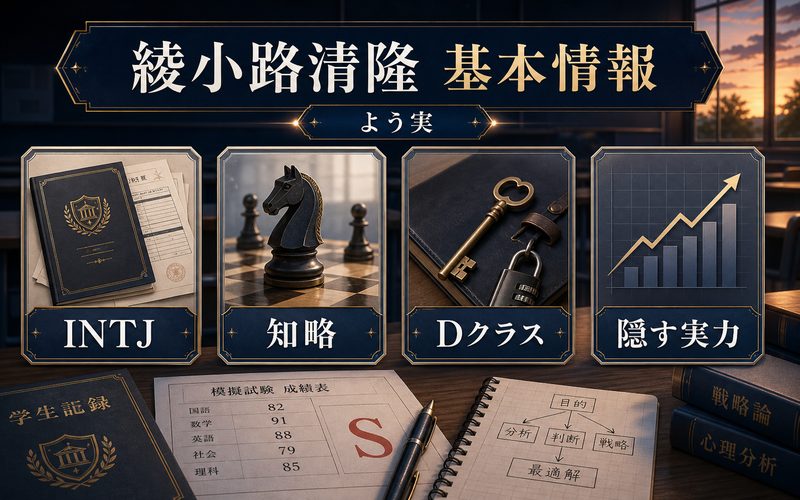 綾小路清隆の基本情報 Image2要約画像