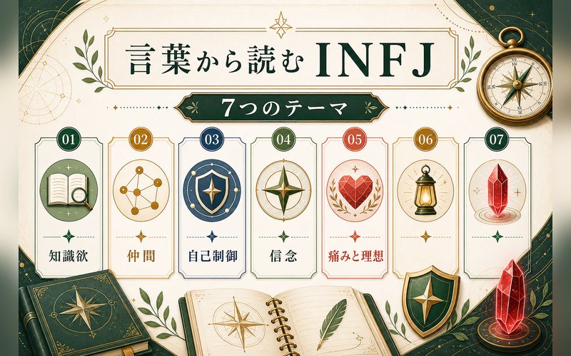 クラピカの名言からINFJらしさを読み解く画像