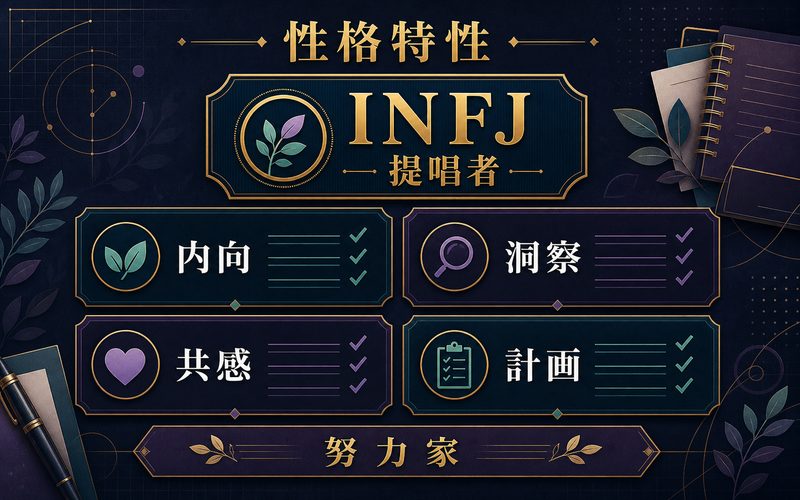 黒川あかねの性格特性をINFJ視点でまとめたImage2インフォグラフィック