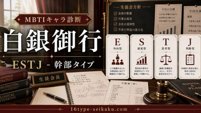 白銀御行のMBTIキャラ診断アイキャッチ画像