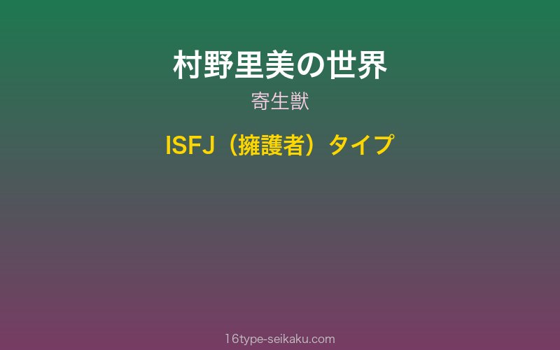キャラクターイメージ