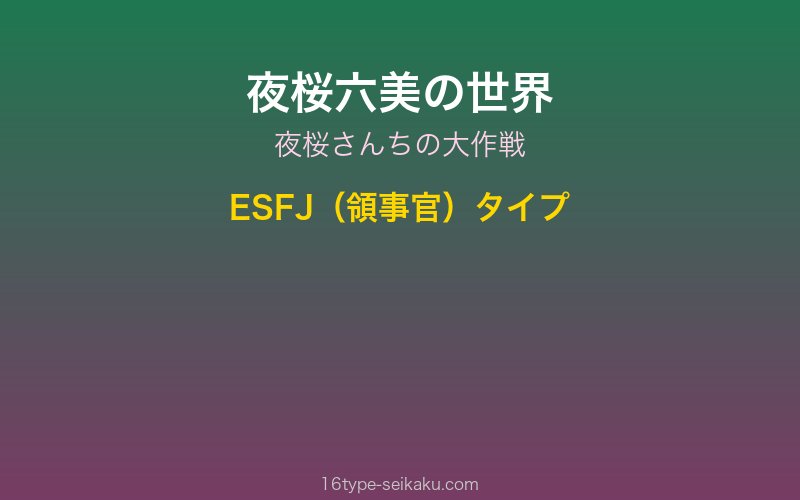 キャラクターイメージ