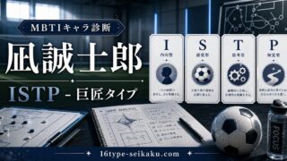 凪誠士郎のMBTIキャラ診断アイキャッチ画像