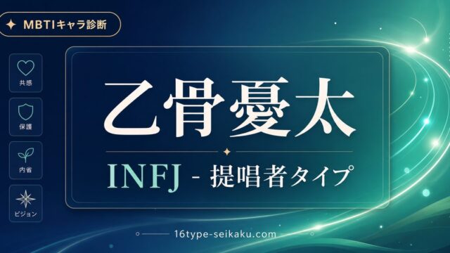 乙骨憂太 INFJ 提唱者タイプのアイキャッチ画像