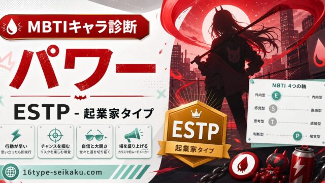 パワーのMBTIキャラ診断アイキャッチ画像