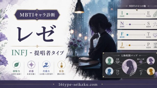 レゼのMBTIキャラ診断アイキャッチ画像