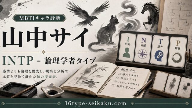 木ノ葉の暗部・山中サイ（NARUTO）のMBTIキャラ診断アイキャッチ画像