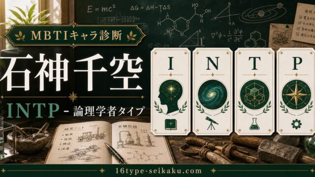石神千空のMBTIキャラ診断アイキャッチ画像