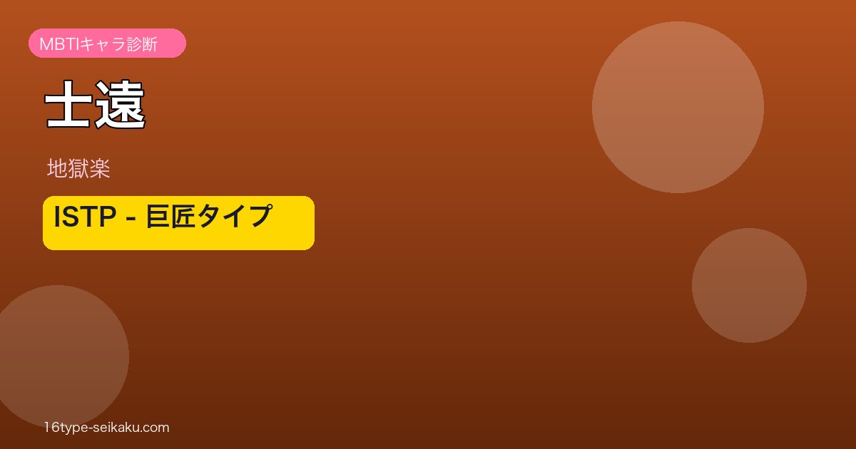 士遠 ISTP アイキャッチ