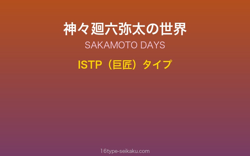 キャラクターイメージ