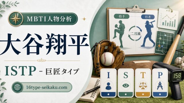 大谷翔平のISTP人物分析アイキャッチ画像