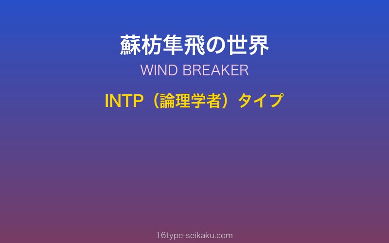 キャラクターイメージ