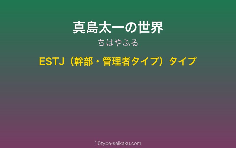 キャラクターイメージ