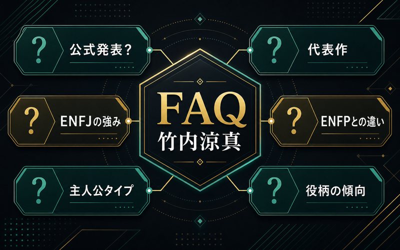 竹内涼真 ENFJ よくある質問 公式発表 ENFJの強み 主人公タイプ 代表作 ENFPとの違い