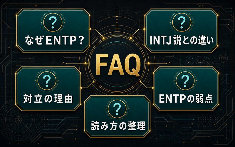 トニー・スタークのFAQ要点を抽象カードでまとめた画像