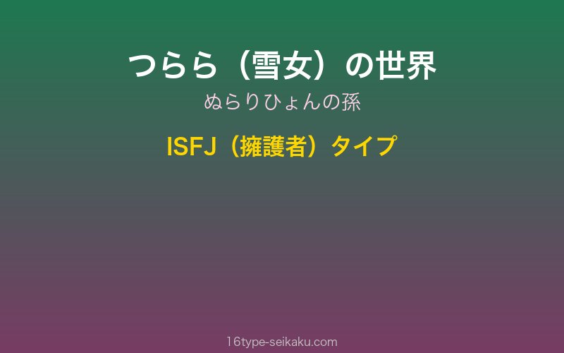 キャラクターイメージ