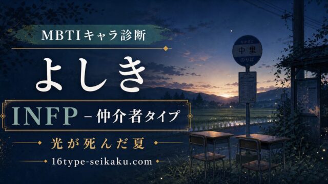 よしき INFP 仲介者タイプ アイキャッチ Image2