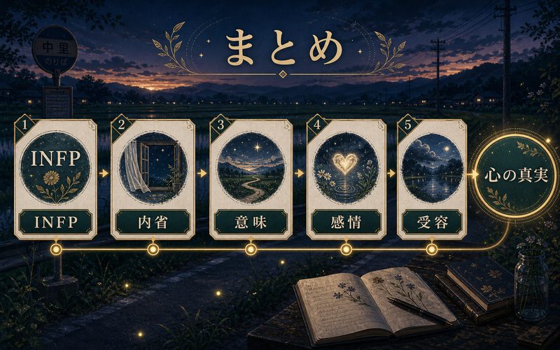よしきのINFP分析まとめインフォグラフィック