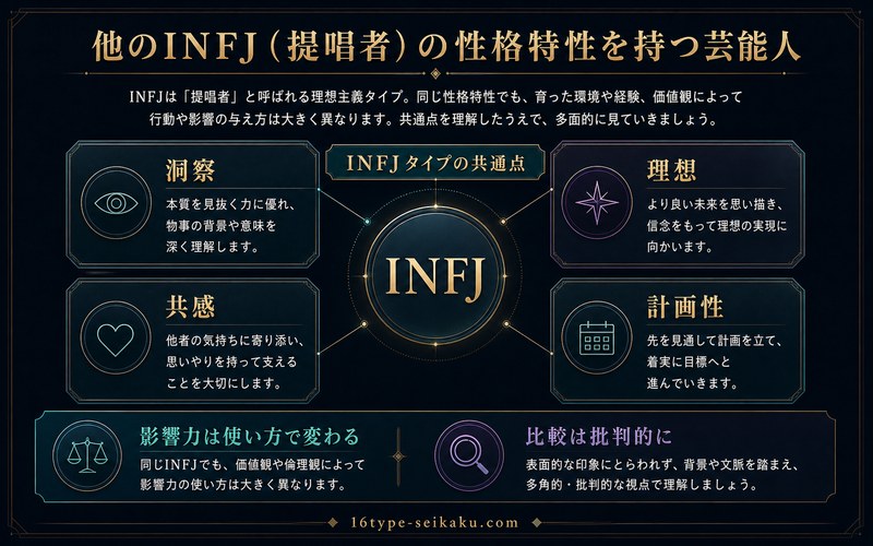 INFJタイプの共通点と影響力の使い方