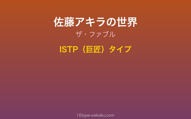 キャラクターイメージ