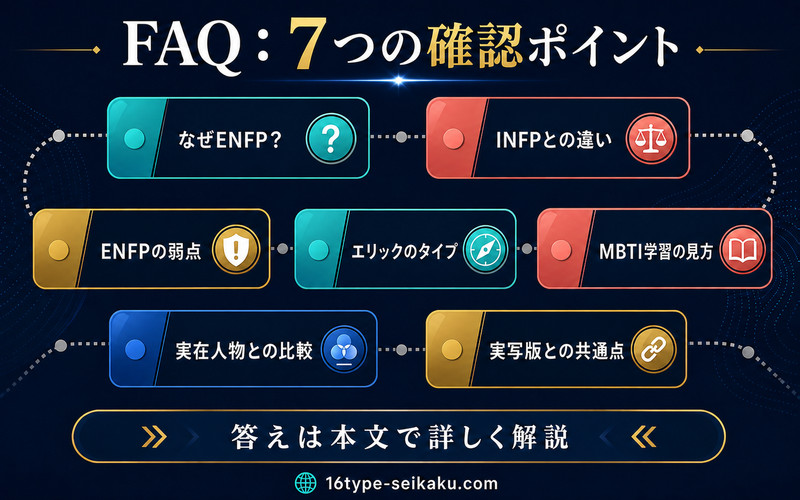 アリエルとENFPに関する7つのFAQ確認ポイントを整理したImage2要約画像