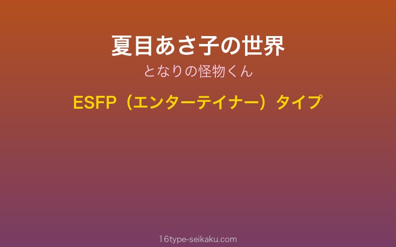 キャラクターイメージ