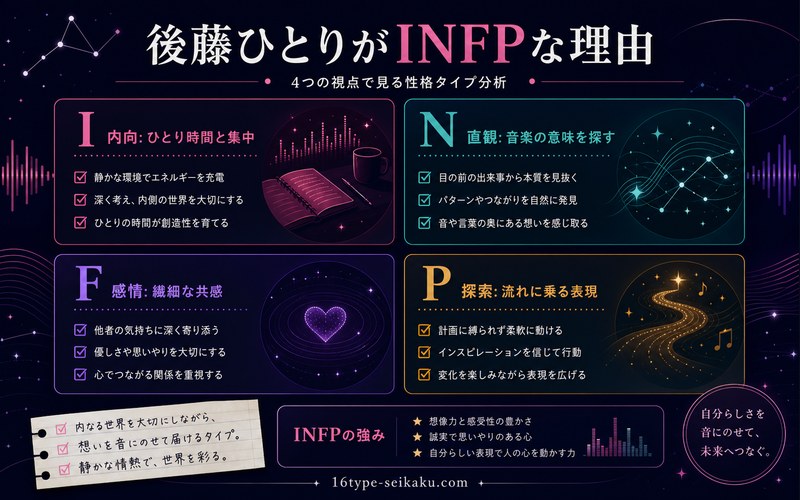 後藤ひとりがINFPタイプである理由