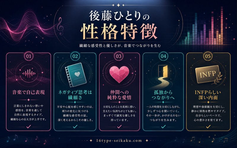 後藤ひとりの性格特徴