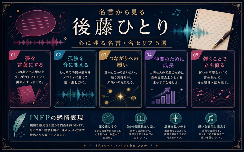 後藤ひとりの名言テーマ