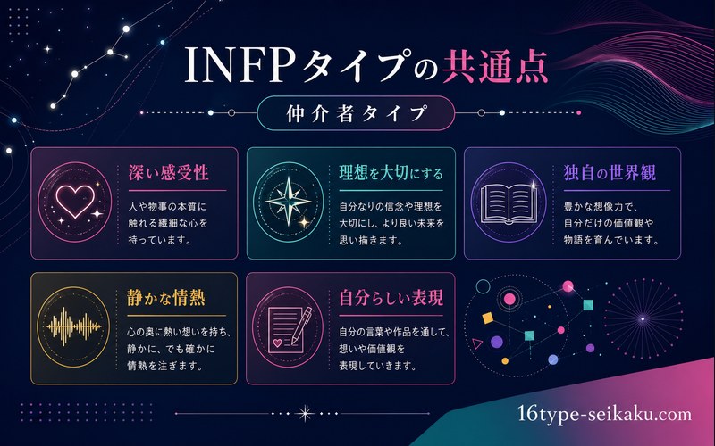 INFPタイプの共通点